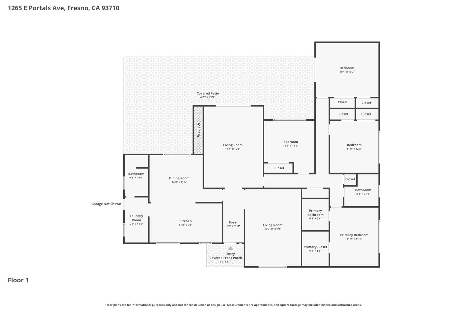 1265 E Portals Ave, Fresno, CA 93710